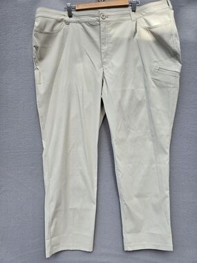 NWT Eddie Bauer Rainier Khaki Pants - Lightweight Comfort Adventure 24W
